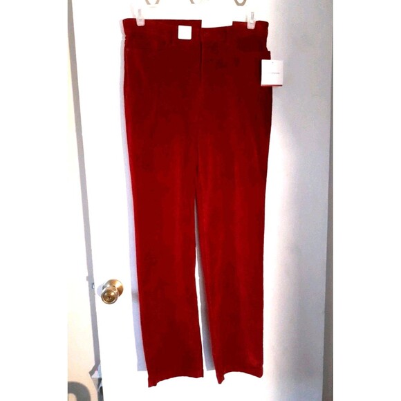Croft & Barrow Corduroy Pants Secretly Slimming Stretch Pants 8 X 32 Tall Long - Picture 1 of 4
